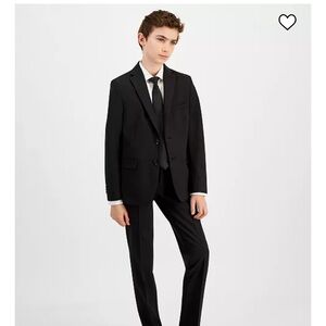 New -Kenneth Cole  Big Boys Slim Fit Stretch Suit Jacket Size 12